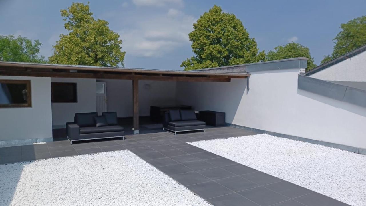 Ferienwohnung Mit Kamin Und Traumhafter Dachterrasse Mit Weitblick In Die Natur Neu Gaarz Kültér fotó